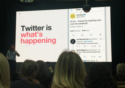 Digtial DNA 2018 - Aoife Caulfield -Twitter is what's Happening