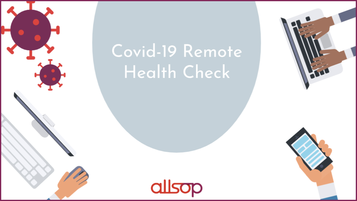 Covid19 Remote Health Check Solution Allsop Software